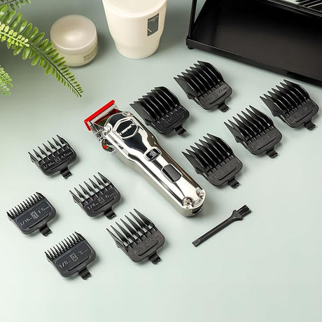 GEEPAS Rechargeable Hair and Beard Trimmer, Detachable Blades and Waterproof IPX7/ LED Display, Cordless - GTR57510, Silver - Al Kabayel Discount CentreGEEPAS Rechargeable Hair and Beard Trimmer, Detachable Blades and Waterproof IPX7/ LED Display, Cordless - GTR57510, SilverPersonal Care & Styling ToolsGEEPASAl Kabayel Discount Centre