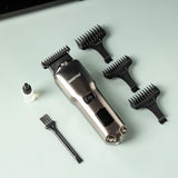 Geepas Rechargeable Hair and Beard Trimmer - GTR57508/ with High - Capacity Li - ion Battery and 180 min Working Time/Detachable Blades and Waterproof IPX7/ LED Display/ - Al Kabayel Discount CentreGeepas Rechargeable Hair and Beard Trimmer - GTR57508/ with High - Capacity Li - ion Battery and 180 min Working Time/Detachable Blades and Waterproof IPX7/ LED Display/TrimmerGEEPASAl Kabayel Discount Centre