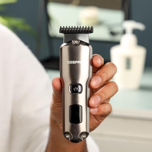 GEEPAS Rechargeable Hair and Beard Trimmer with 180 min Working Time, Detachable Blades and Waterproof IPX7/ LED Display, Cordless - GTR57508 - Al Kabayel Discount CentreGEEPAS Rechargeable Hair and Beard Trimmer with 180 min Working Time, Detachable Blades and Waterproof IPX7/ LED Display, Cordless - GTR57508Personal Care & Styling ToolsGEEPASAl Kabayel Discount Centre