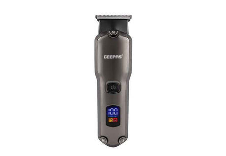 GEEPAS Rechargeable Hair and Beard Trimmer with 180 min Working Time, Detachable Blades and Waterproof IPX7/ LED Display, Cordless - GTR57508 - Al Kabayel Discount CentreGEEPAS Rechargeable Hair and Beard Trimmer with 180 min Working Time, Detachable Blades and Waterproof IPX7/ LED Display, Cordless - GTR57508Personal Care & Styling ToolsGEEPASAl Kabayel Discount Centre