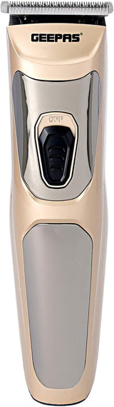 Geepas Rechargeable Hair Clipper Battery 300 Mah - Precise Beard Styler With Fine Steel Head | Indicator Lights, Cordless Trimmer, 45 Minutes Working In Single Charge - Al Kabayel Discount CentreGeepas Rechargeable Hair Clipper Battery 300 Mah - Precise Beard Styler With Fine Steel Head | Indicator Lights, Cordless Trimmer, 45 Minutes Working In Single ChargeTrimmerGEEPASAl Kabayel Discount Centre