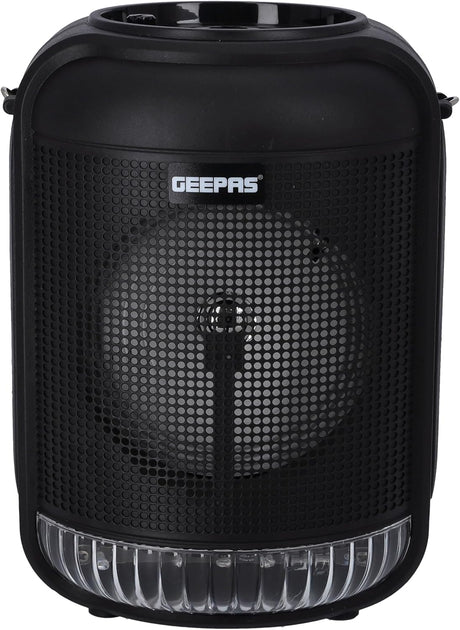 Geepas Rechargeable Portable Speaker - Portable Handle with 1800 MAH Huge Battery | TWS Connection & Compatible with BT/ USB/ AUX/ FM/ Micro SD | Ideal for Home, Hotels & Outdoor Use - Al Kabayel Discount CentreGeepas Rechargeable Portable Speaker - Portable Handle with 1800 MAH Huge Battery | TWS Connection & Compatible with BT/ USB/ AUX/ FM/ Micro SD | Ideal for Home, Hotels & Outdoor UseElectronic AppliancesGEEPASAl Kabayel Discount Centre