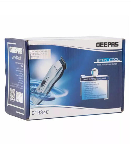 GEEPAS Rechargeable Trimmer Chromium Steel Blade, LED Charge Indication - GTR34C - Al Kabayel Discount CentreGEEPAS Rechargeable Trimmer Chromium Steel Blade, LED Charge Indication - GTR34CPersonal Care & Styling ToolsGEEPASAl Kabayel Discount Centre