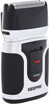Geepas Washable Travel Shaver - GSR21N| Double - Head Shaver for Men with Ultra - Precise Blade| Ergonomic Design, Lightweight, Compact and Portable Design - Al Kabayel Discount CentreGeepas Washable Travel Shaver - GSR21N| Double - Head Shaver for Men with Ultra - Precise Blade| Ergonomic Design, Lightweight, Compact and Portable DesignTrimmerGEEPASAl Kabayel Discount Centre