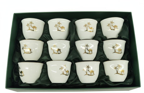 Germax 12 Pieces National Day Special Ceramic Cawa Cup Set – Elegant Camel Design Celebrating UAE Heritage - Al Kabayel Discount CentreGermax 12 Pieces National Day Special Ceramic Cawa Cup Set – Elegant Camel Design Celebrating UAE HeritageTea SetsGERMAXAl Kabayel Discount Centre