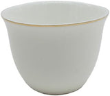 Germax Ceramic Cawa Cups for Tea Coffee Perfect for Home Office Coffee Shops Set of 6Pcs(70ML) - White&Gold  - Al Kabayel Discount CentreGermax Ceramic Cawa Cups for Tea Coffee Perfect for Home Office Coffee Shops Set of 6Pcs(70ML) - White&Gold Tea CupsGERMAXAl Kabayel Discount Centre