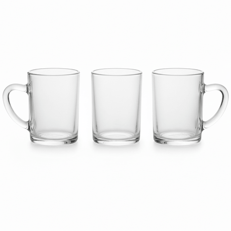 Germax Classic Clear Tea Drinking Glass Set of Three Pieces with 100 ml - Al Kabayel Discount CentreGermax Classic Clear Tea Drinking Glass Set of Three Pieces with 100 mlTumblersGermaxAl Kabayel Discount Centre