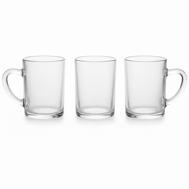 Germax Classic Clear Tea Drinking Glass Set of Three Pieces with 100 ml - Al Kabayel Discount CentreGermax Classic Clear Tea Drinking Glass Set of Three Pieces with 100 mlTumblersGermaxAl Kabayel Discount Centre