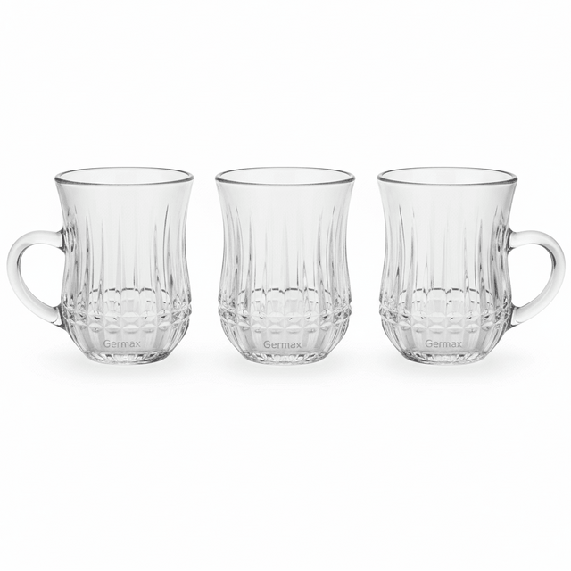 Germax Coffee Serving Glass Cup Set of Three Pieces with 100 ml - Al Kabayel Discount CentreGermax Coffee Serving Glass Cup Set of Three Pieces with 100 mlTumblersGermaxAl Kabayel Discount Centre