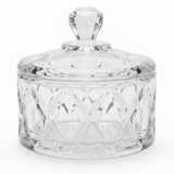Germax Crystal Glass Sugar Pot with Lid | Diamond - Cut | 10×15cm - Al Kabayel Discount CentreGermax Crystal Glass Sugar Pot with Lid | Diamond - Cut | 10×15cmJars & Food SaversGERMAXAl Kabayel Discount Centre