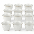 Germax Elegant White Ceramic Arabic Coffee Cawa Cups Set of 12 Gold Rim Premium Classic Gahwa Finjan 80 ml - Al Kabayel Discount CentreGermax Elegant White Ceramic Arabic Coffee Cawa Cups Set of 12 Gold Rim Premium Classic Gahwa Finjan 80 mlTea CupsGERMAXAl Kabayel Discount Centre