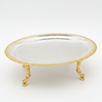 Germax Footed Silver & Gold Round Serving Tray – 32×12cm - Al Kabayel Discount CentreGermax Footed Silver & Gold Round Serving Tray – 32×12cmServing TraysGERMAXAl Kabayel Discount Centre