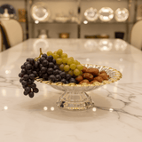 Germax Gold & Silver Metal Footed Serving Tray – 28cm - Al Kabayel Discount CentreGermax Gold & Silver Metal Footed Serving Tray – 28cmServing TraysGERMAXAl Kabayel Discount Centre