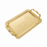 Germax Golden Steel Rectangle Serving Tray - 22cmX30cm - Al Kabayel Discount CentreGermax Golden Steel Rectangle Serving Tray - 22cmX30cmServing TraysGERMAXAl Kabayel Discount Centre