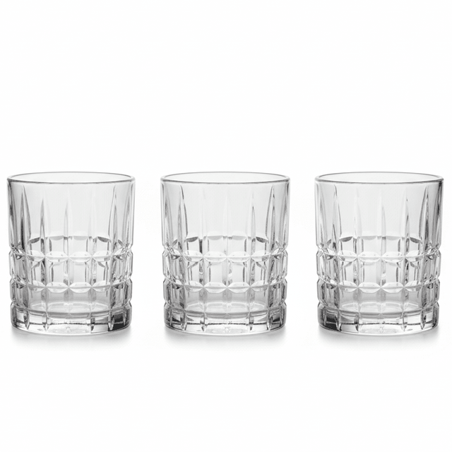Germax Large Capacity Clear Glass Tumblers – Heavy Duty Drinkware Set, 3 Pieces, 338 ml - Al Kabayel Discount CentreGermax Large Capacity Clear Glass Tumblers – Heavy Duty Drinkware Set, 3 Pieces, 338 mlTumblersGERMAXAl Kabayel Discount Centre