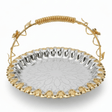 Germax Luxury Silver & Gold Round Serving Tray with Handles – 30cm - Al Kabayel Discount CentreGermax Luxury Silver & Gold Round Serving Tray with Handles – 30cmServing TraysGERMAXAl Kabayel Discount Centre