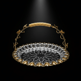 Germax Luxury Silver & Gold Round Serving Tray with Handles – 30cm - Al Kabayel Discount CentreGermax Luxury Silver & Gold Round Serving Tray with Handles – 30cmServing TraysGERMAXAl Kabayel Discount Centre