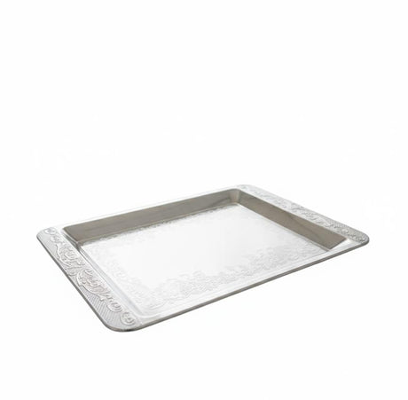 Germax Mini Rectangular Steel Tray – Compact Silver Design | 20×12 cm Stylish Tableware - Al Kabayel Discount CentreGermax Mini Rectangular Steel Tray – Compact Silver Design | 20×12 cm Stylish TablewareServing TraysGERMAXAl Kabayel Discount Centre