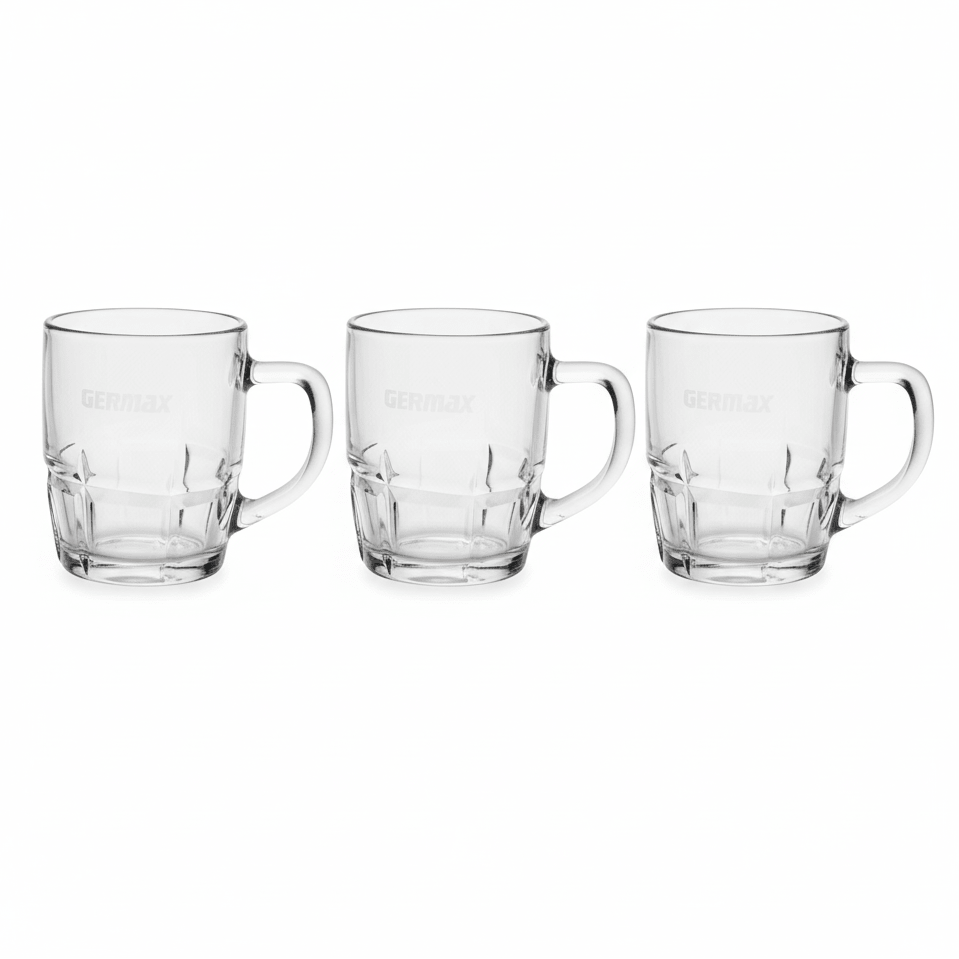 Germax Minimalist Clear Glass Cup Set of Three Pieces with 150 ml - Al Kabayel Discount CentreGermax Minimalist Clear Glass Cup Set of Three Pieces with 150 mlTumblersGermaxAl Kabayel Discount Centre