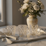 Germax Premium Glass Mug Set of Three Pieces with Gold Rim Design and 150 ml - Al Kabayel Discount CentreGermax Premium Glass Mug Set of Three Pieces with Gold Rim Design and 150 mlTumblersGermaxAl Kabayel Discount Centre