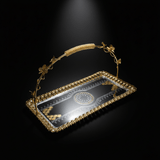Germax Premium Silver & Gold Rectangular Serving Tray with Handles – 38×18cm - Al Kabayel Discount CentreGermax Premium Silver & Gold Rectangular Serving Tray with Handles – 38×18cmServing TraysGERMAXAl Kabayel Discount Centre