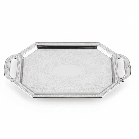Germax Silver Metal Elegant Serving Tray – 20×10cm - Al Kabayel Discount CentreGermax Silver Metal Elegant Serving Tray – 20×10cmServing TraysGERMAXAl Kabayel Discount Centre