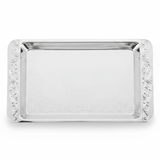 Germax Silver Metal Rectangle Serving Tray – 20×12.5cm | Engraved Floral Design - Al Kabayel Discount CentreGermax Silver Metal Rectangle Serving Tray – 20×12.5cm | Engraved Floral DesignServing TraysGERMAXAl Kabayel Discount Centre