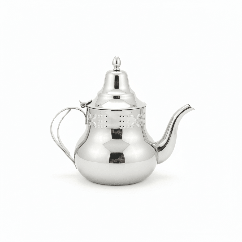 Germax Stainless Steel Tea Kettle 1.6L | Mirror - Polished Silver | Ornate Embossed Arabic Design - Al Kabayel Discount CentreGermax Stainless Steel Tea Kettle 1.6L | Mirror - Polished Silver | Ornate Embossed Arabic DesignTea/Coffee PotsGERMAXAl Kabayel Discount Centre