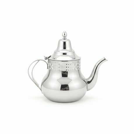 Germax Stainless Steel Tea Kettle 1.6L | Mirror - Polished Silver | Ornate Embossed Arabic Design - Al Kabayel Discount CentreGermax Stainless Steel Tea Kettle 1.6L | Mirror - Polished Silver | Ornate Embossed Arabic DesignTea/Coffee PotsGERMAXAl Kabayel Discount Centre