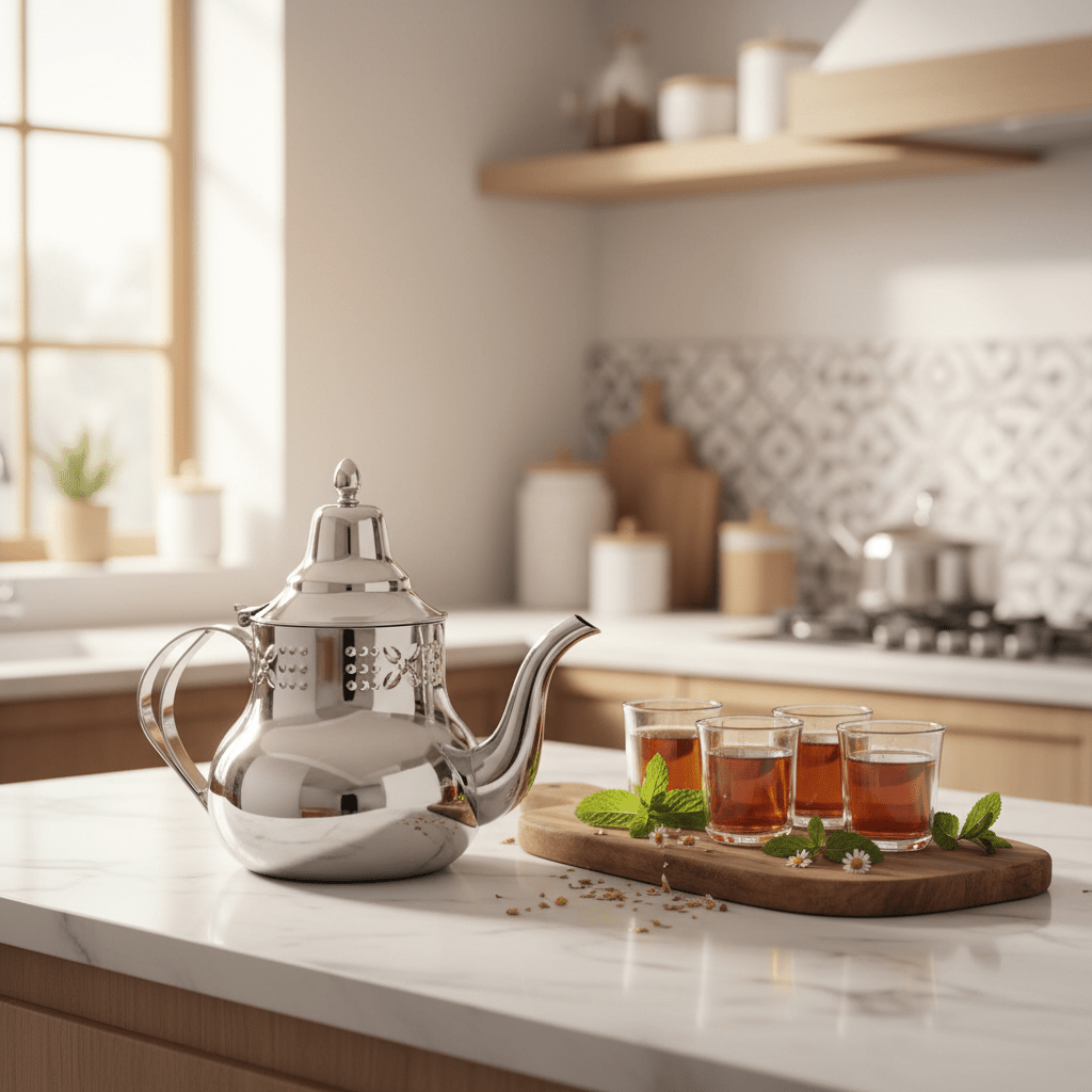 Germax Stainless Steel Tea Kettle 1.6L | Mirror - Polished Silver | Ornate Embossed Arabic Design - Al Kabayel Discount CentreGermax Stainless Steel Tea Kettle 1.6L | Mirror - Polished Silver | Ornate Embossed Arabic DesignTea/Coffee PotsGERMAXAl Kabayel Discount Centre