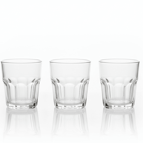 Germax Standard Clear Glass Tumblers – Durable Multipurpose Drinkware Set, 3 Pieces, 150 ml - Al Kabayel Discount CentreGermax Standard Clear Glass Tumblers – Durable Multipurpose Drinkware Set, 3 Pieces, 150 mlTumblersGERMAXAl Kabayel Discount Centre