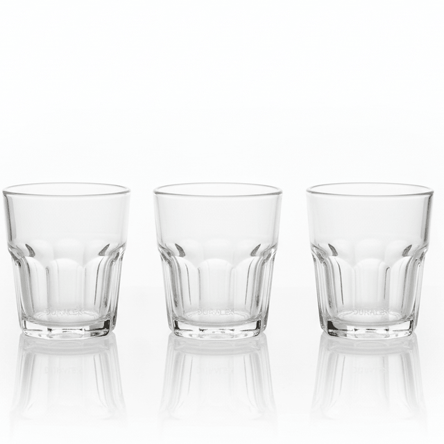 Germax Standard Clear Glass Tumblers – Durable Multipurpose Drinkware Set, 3 Pieces, 150 ml - Al Kabayel Discount CentreGermax Standard Clear Glass Tumblers – Durable Multipurpose Drinkware Set, 3 Pieces, 150 mlTumblersGERMAXAl Kabayel Discount Centre