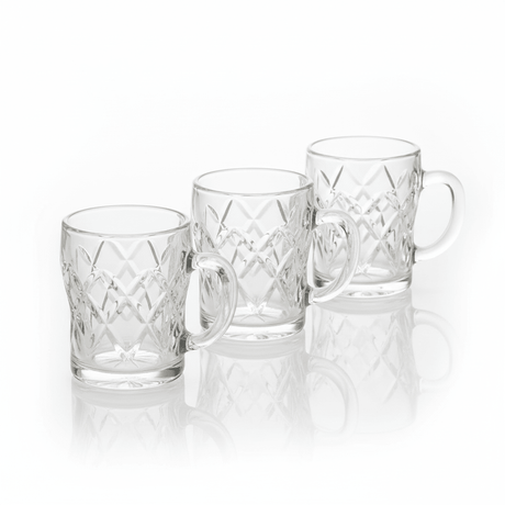Germax Stylish Glass Mug Set of Three Pieces with 100 ml - Al Kabayel Discount CentreGermax Stylish Glass Mug Set of Three Pieces with 100 mlTumblersGermaxAl Kabayel Discount Centre