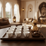 Germax White Ceramic Arabic Cawa Coffee Cups Set of 12 Gold Rim Lantern Design Traditional Gahwa Cups 80 ml - Al Kabayel Discount CentreGermax White Ceramic Arabic Cawa Coffee Cups Set of 12 Gold Rim Lantern Design Traditional Gahwa Cups 80 mlTea CupsGERMAXAl Kabayel Discount Centre