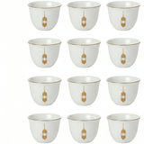 Germax White Ceramic Arabic Cawa Coffee Cups Set of 12 Gold Rim Lantern Design Traditional Gahwa Cups 80 ml - Al Kabayel Discount CentreGermax White Ceramic Arabic Cawa Coffee Cups Set of 12 Gold Rim Lantern Design Traditional Gahwa Cups 80 mlTea CupsGERMAXAl Kabayel Discount Centre