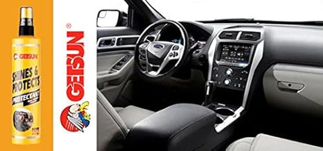 Getsun Shines & Protects Protectant for Vinyl, Rubber & Plastic - High Gloss & Sunscreen Formulation - 118ML - Al Kabayel Discount CentreGetsun Shines & Protects Protectant for Vinyl, Rubber & Plastic - High Gloss & Sunscreen Formulation - 118MLAutomotiveGetsunAl Kabayel Discount Centre