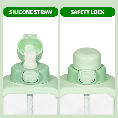 Giavos Fashion Plastic Water Bottle 700ml with Adjustable Strap, Green - Al Kabayel Discount CentreGiavos Fashion Plastic Water Bottle 700ml with Adjustable Strap, GreenWater BottlesGIAVOSAl Kabayel Discount Centre