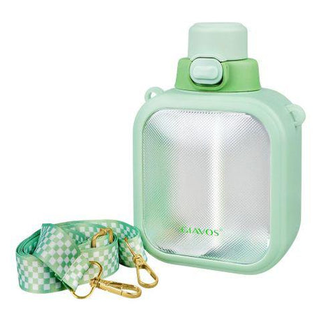 Giavos Fashion Plastic Water Bottle 700ml with Adjustable Strap, Green - Al Kabayel Discount CentreGiavos Fashion Plastic Water Bottle 700ml with Adjustable Strap, GreenWater BottlesGIAVOSAl Kabayel Discount Centre
