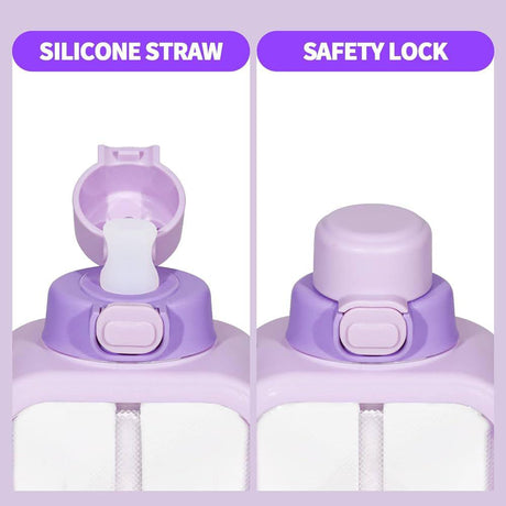 Giavos Fashion Plastic Water Bottle 700ml with Adjustable Strap, Lavender - Al Kabayel Discount CentreGiavos Fashion Plastic Water Bottle 700ml with Adjustable Strap, LavenderWater BottlesGIAVOSAl Kabayel Discount Centre
