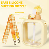 Giavos Fashion Plastic Water Bottle 700ml with Adjustable Strap, Pale Yellow - Al Kabayel Discount CentreGiavos Fashion Plastic Water Bottle 700ml with Adjustable Strap, Pale YellowWater BottlesGIAVOSAl Kabayel Discount Centre
