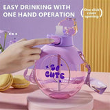 Giavos Kids Transparent Water Bottle 500ml with Adjustable Strap, Lavender - Al Kabayel Discount CentreGiavos Kids Transparent Water Bottle 500ml with Adjustable Strap, LavenderWater BottlesGIAVOSAl Kabayel Discount Centre