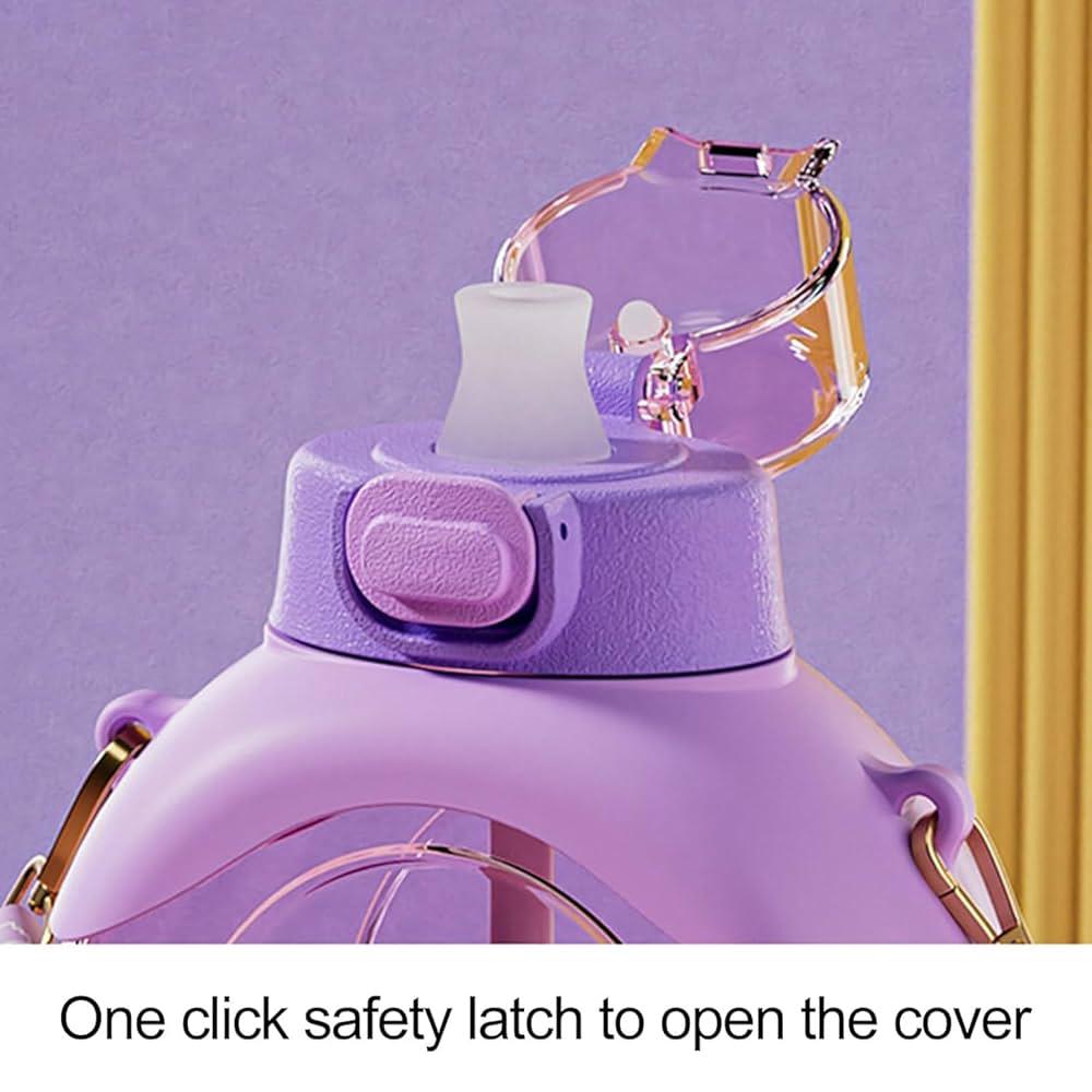 Giavos Kids Transparent Water Bottle 500ml with Adjustable Strap, Lavender - Al Kabayel Discount CentreGiavos Kids Transparent Water Bottle 500ml with Adjustable Strap, LavenderWater BottlesGIAVOSAl Kabayel Discount Centre