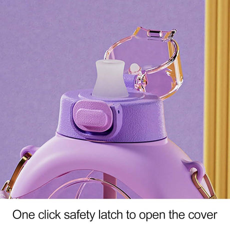 Giavos Kids Transparent Water Bottle 500ml with Adjustable Strap, Lavender - Al Kabayel Discount CentreGiavos Kids Transparent Water Bottle 500ml with Adjustable Strap, LavenderWater BottlesGIAVOSAl Kabayel Discount Centre