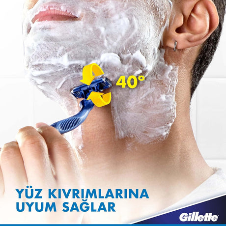 Gillette Blue3 Comfort Disposable Razors 6+2 Count - Al Kabayel Discount CentreGillette Blue3 Comfort Disposable Razors 6+2 CountPersonal Care & Styling ToolsGILLETTEAl Kabayel Discount Centre