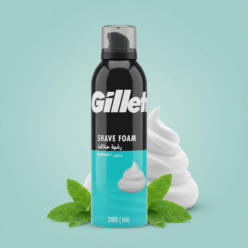 Gillette Classic Menthol Men's Shaving Foam 200ml - Al Kabayel Discount CentreGillette Classic Menthol Men's Shaving Foam 200mlShaving & GroomingGILLETTEAl Kabayel Discount Centre