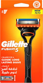 Gillette Fusion 5 Men's Razor 1 Handle + 2 Blades - Al Kabayel Discount CentreGillette Fusion 5 Men's Razor 1 Handle + 2 BladesPersonal Care & Styling ToolsGILLETTEAl Kabayel Discount Centre