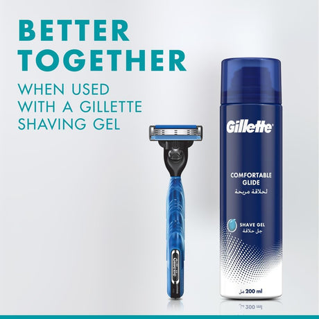 Gillette Mach3+ Men's Refillable Razor: 3 Blade Refills - Al Kabayel Discount CentreGillette Mach3+ Men's Refillable Razor: 3 Blade RefillsPersonal Care & Styling ToolsGILLETTEAl Kabayel Discount Centre