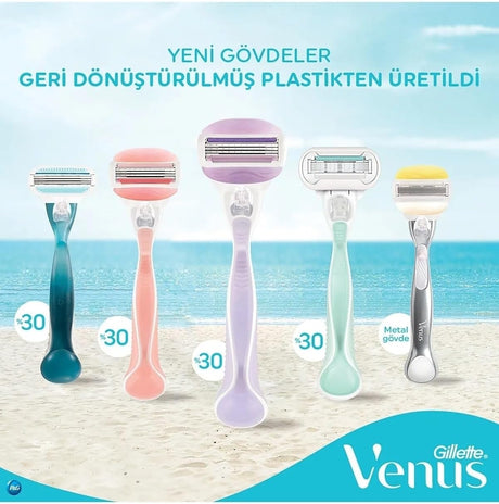 Gillette Venus Comfortglide Coconut Scent Plus Olay Women's Razor Handle + 2 Blade Refills - Al Kabayel Discount CentreGillette Venus Comfortglide Coconut Scent Plus Olay Women's Razor Handle + 2 Blade RefillsPersonal Care & Styling ToolsGILLETTEAl Kabayel Discount Centre