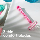 Gillette Venus Simply 3 Women's Disposable Razor 8+4 Count - Al Kabayel Discount CentreGillette Venus Simply 3 Women's Disposable Razor 8+4 CountPersonal Care & Styling ToolsGILLETTEAl Kabayel Discount Centre