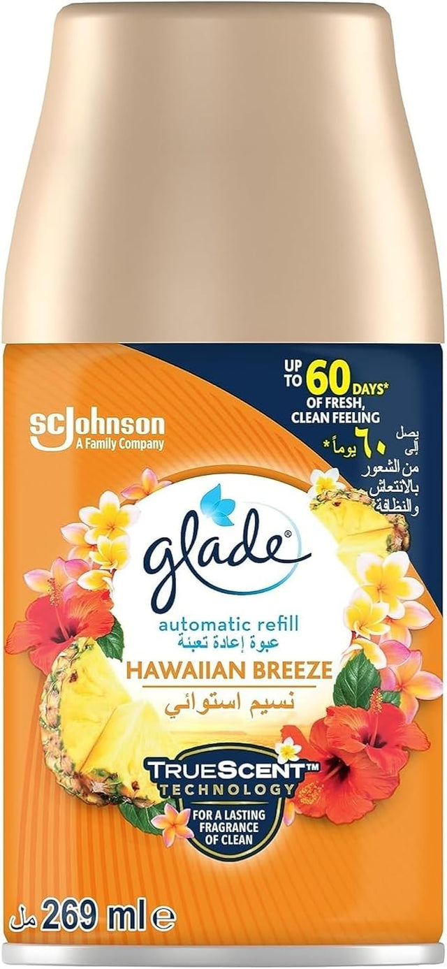 Glade Automatic Refill Hawaiian Breeze, 269ml - Al Kabayel Discount CentreGlade Automatic Refill Hawaiian Breeze, 269mlAir FreshenersSC JOHNSONAl Kabayel Discount Centre